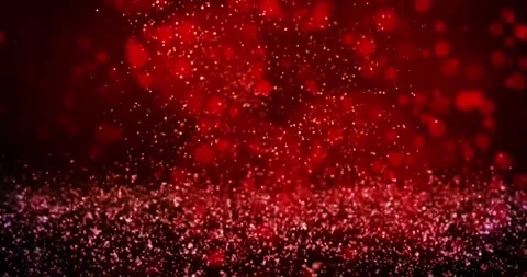 Abstract glittering Red particles animation Stock-Footage 251439185