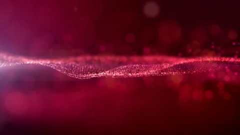 Abstract Glittering Red Particles Background Stock Footage 170677835