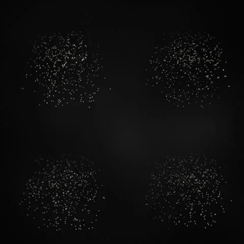 Abstract Glittering Sphere Exploding into Tiny Particles on Dark Grid Backg.. Vidéo 347804791