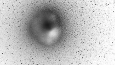 Abstract glittering texture with silver particles. Fantasy fractal design. Di イラスト素材