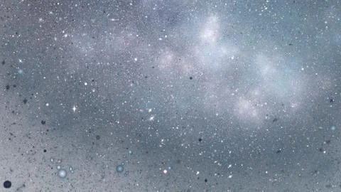 Abstract glittering texture with silver particles. Fantasy fractal design. Di Stock Illustration