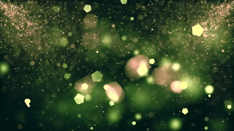 Abstract Glitters with green particles Stock Footage 236427120