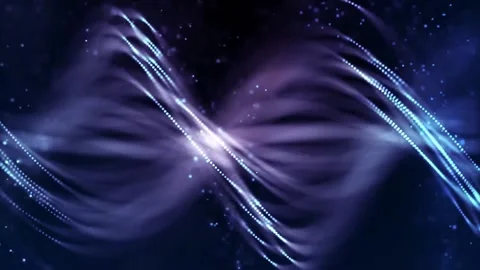 Abstract Glittery Lines Are Moving 스톡 동영상 202546405