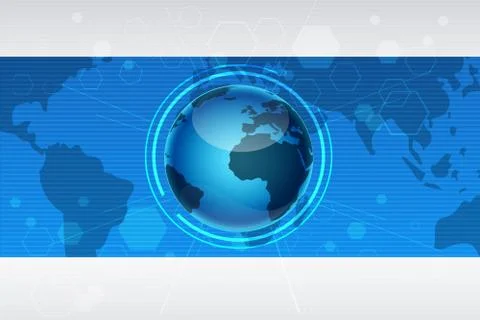 Abstract global background Illustrazione stock