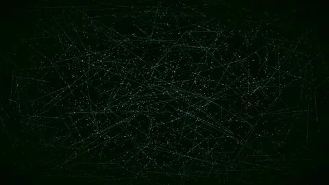 Abstract Global Data Flow Neural Network AI Background in 4K Stockillustratie
