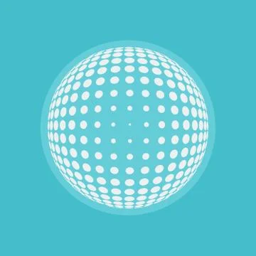 Abstract global icon Stock Illustration