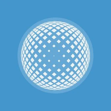 Abstract global icon Stock Illustration
