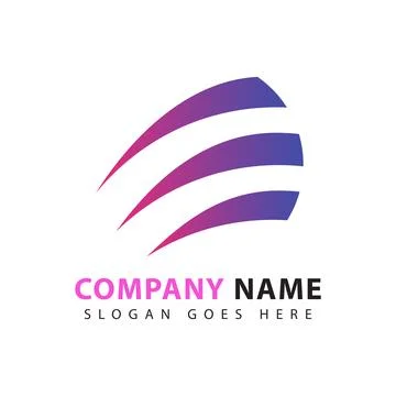 Abstract global logo design template. Stock Illustration