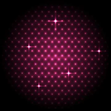 Abstract global with pink dots background Stock Illustration