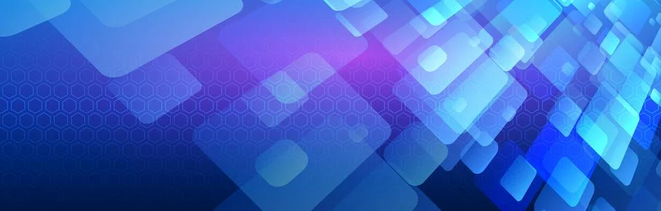 Abstract global sci fi concept. Wide Hi-tech vector illustration with technol Stock Illustration