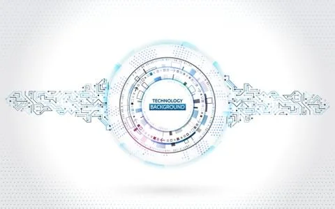 Abstract global technology concept. Digital internet communication. Connectio Stock Illustration