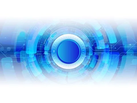 Abstract global technology concept. Digital internet communication. Stock Illustration