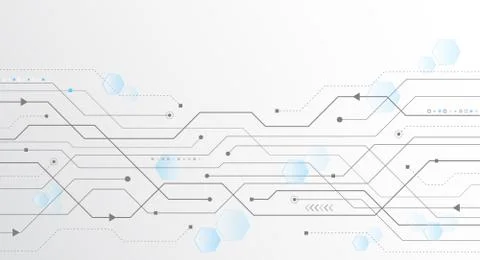 Abstract global technology concept. Digital internet communication. Connectio Stock Illustration