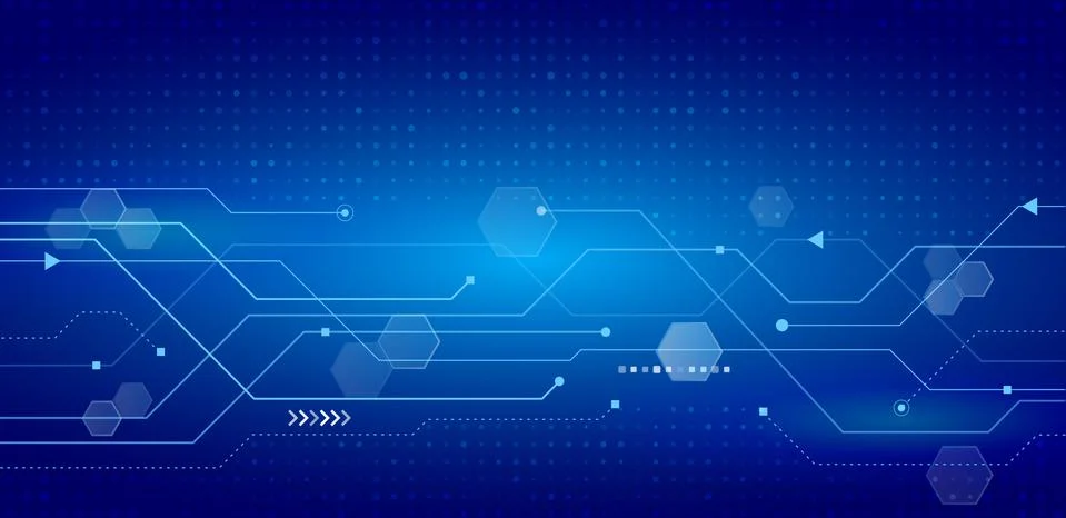 Abstract global technology concept. Digital internet communication. Connectio Stock Illustration