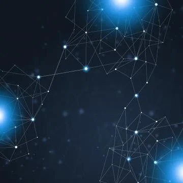 Abstract Global Web Connections Stock Illustration