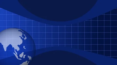 Abstract globe and grid background animation Stock Footage 326968865