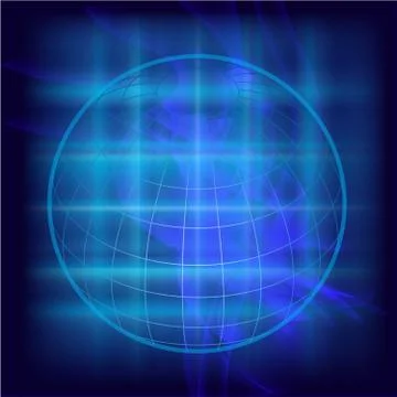 Abstract Globe background Stock Illustration