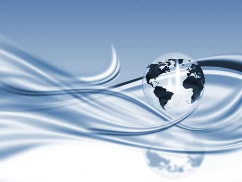 Abstract globe background Stock Illustration