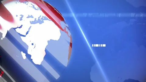 Abstract globe backgrounds. News generic. News opener. 4K video footage. Stock Footage 153180394
