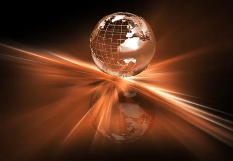 Abstract globe Stock Illustration