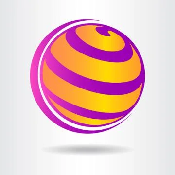 Abstract globe Stock Illustration