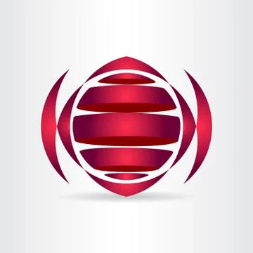 Abstract globe Illustrazione stock