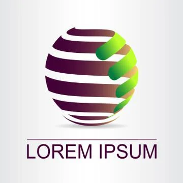 Abstract globe. Stock Illustration