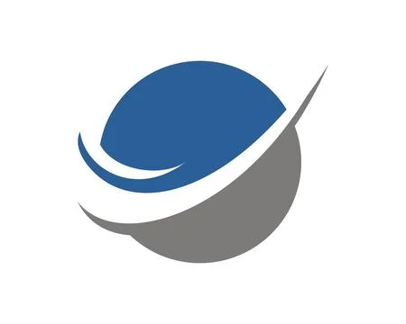 Abstract globe logo icon template Stock Illustration