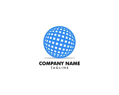 Abstract globe logo Stock Illustration