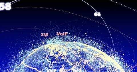 Abstract globe with particles and plexus structure. Digital technology planet Stock Footage 102788073