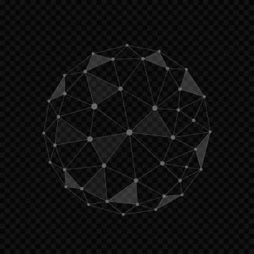 Abstract globe shape Stock Illustration