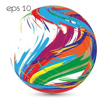 Abstract globe  . vector illustration Stock Illustration