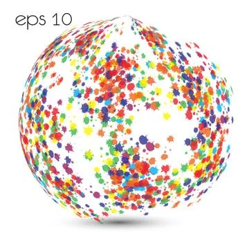 Abstract globe  . vector illustration Stock Illustration