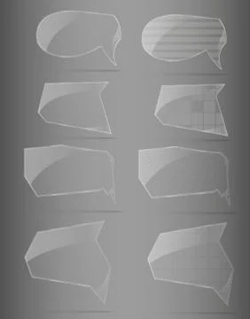 Abstract glossy banner Stock Illustration