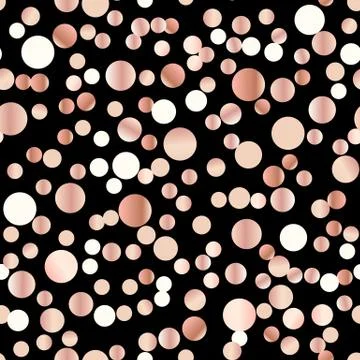 Abstract Glossy Confetti  Seamless Pattern Background. Vector Illustration イラスト素材