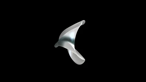 Abstract Glossy Cyberpunk Hardware Object Morphing for High-Tech Product Design Stock Footage 339090092