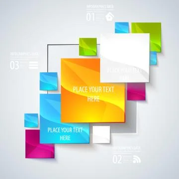 Abstract glossy geometric background. Stock Illustration