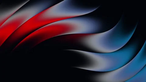 Abstract Glossy Metallic Abstract Wave Background Loop 4K Stock Footage 340875862