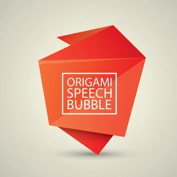 Abstract glossy red speech bubble 스톡 일러스트