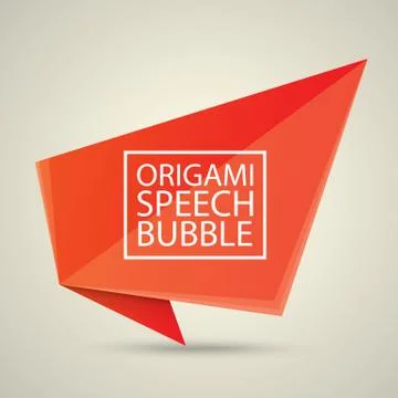 Abstract glossy red speech bubble Illustrazione stock