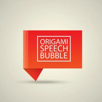 Abstract glossy red speech bubble 스톡 일러스트
