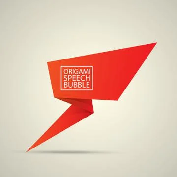 Abstract glossy red speech bubble 스톡 일러스트