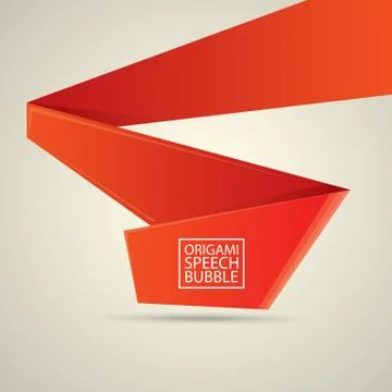 Abstract glossy red speech bubble 스톡 일러스트