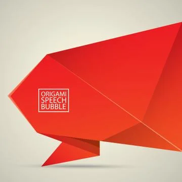 Abstract glossy red speech bubble 스톡 일러스트