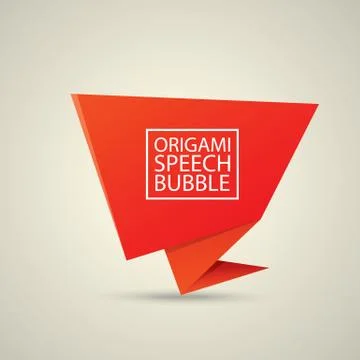 Abstract glossy red speech bubble 스톡 일러스트