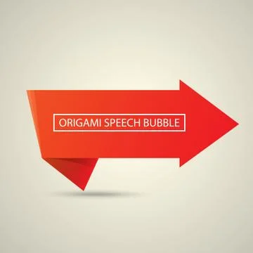 Abstract glossy red speech bubble 스톡 일러스트