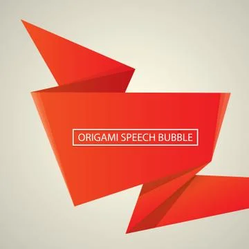 Abstract glossy red speech bubble イラスト素材