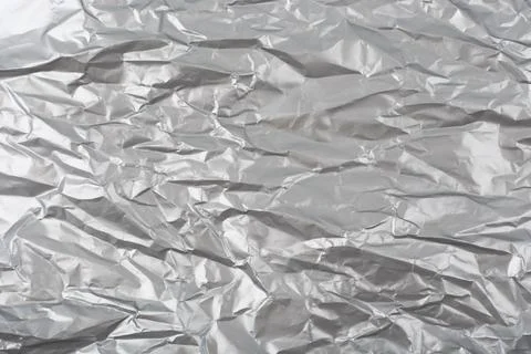 Abstract glossy silver background with copy space Stock Photos