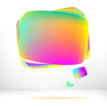 Abstract glossy speech bubble.  + EPS8 Stock Illustration