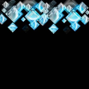 Abstract glossy squares vector background Abstract glossy squares backgrou... Stock Photos